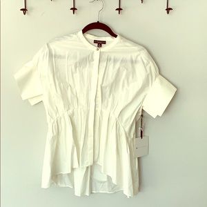 Victoria Beckham for Target short sleeve blouse.